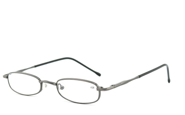 Reading glasses black-chrome +1,25 diopter