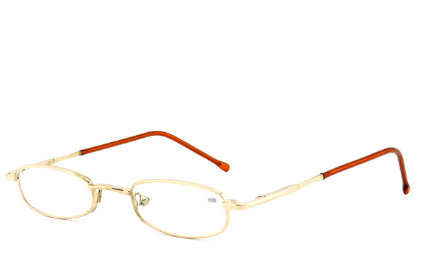 Reading glasses gold +3,00 diopter