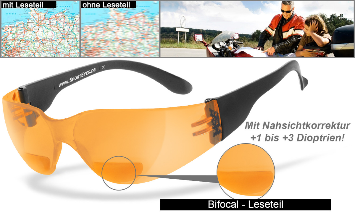 HSE SportEyes SPRINTER 2.0 2215-abv Sportbrille Sonnenbrille Motorradbrille 