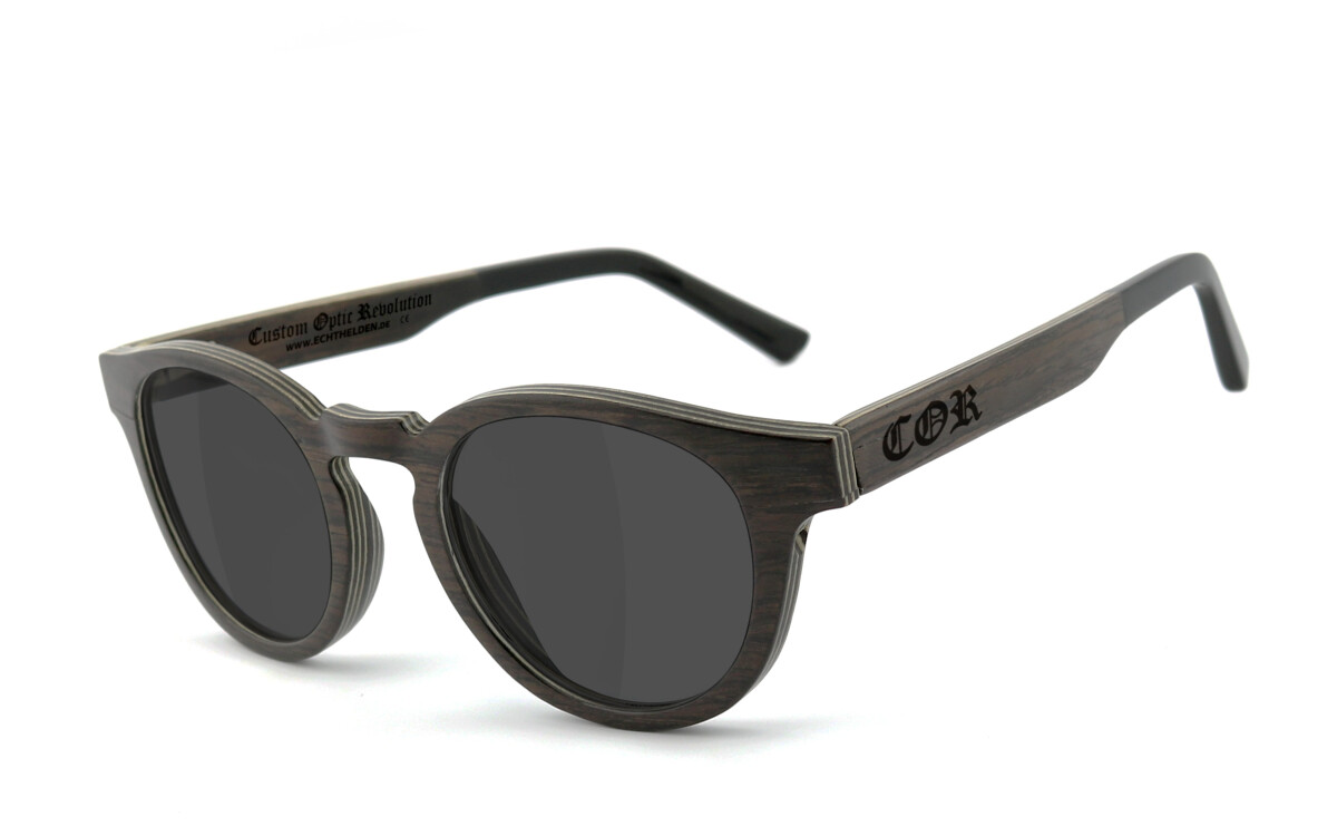 COR-001 Wooden sunglasses smoke