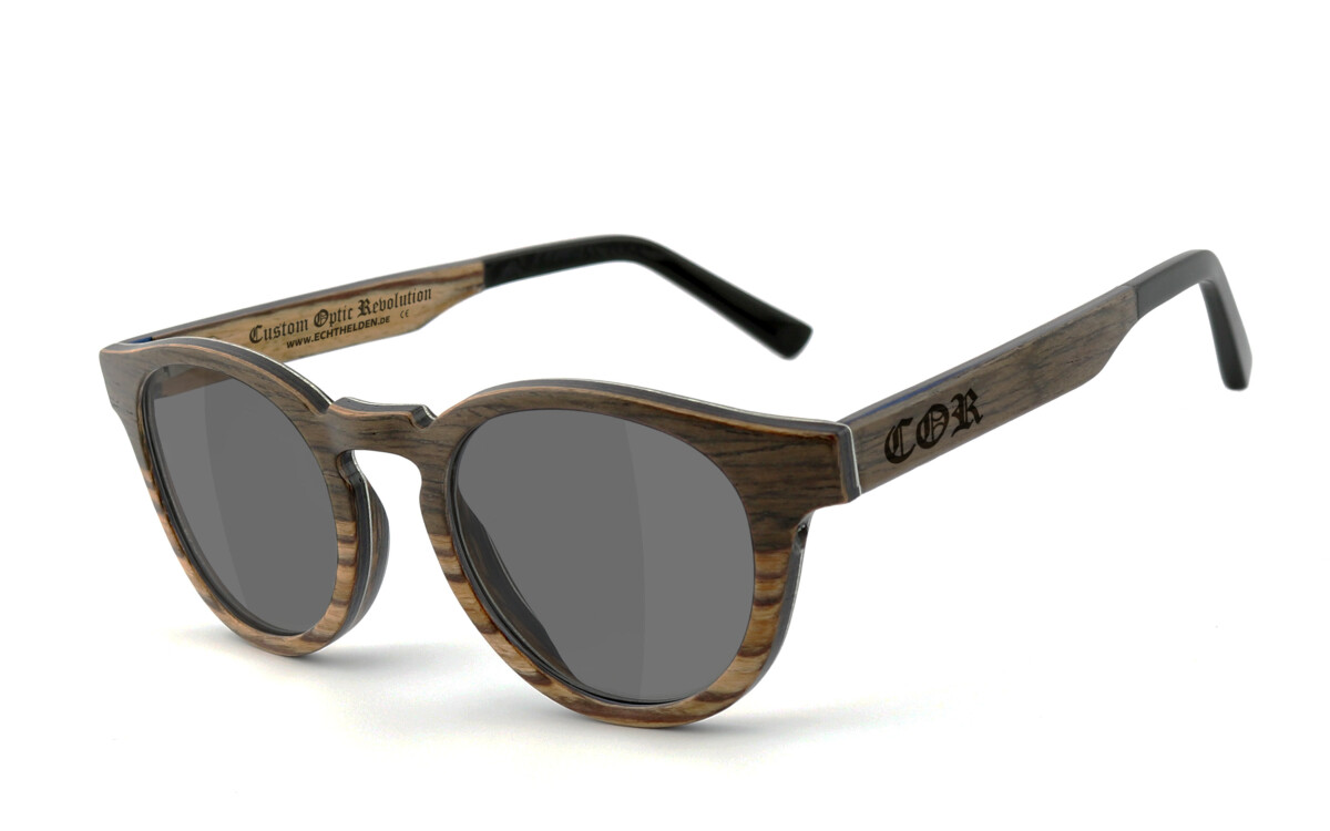 COR-002 Holz Sonnenbrille (selbsttönend)