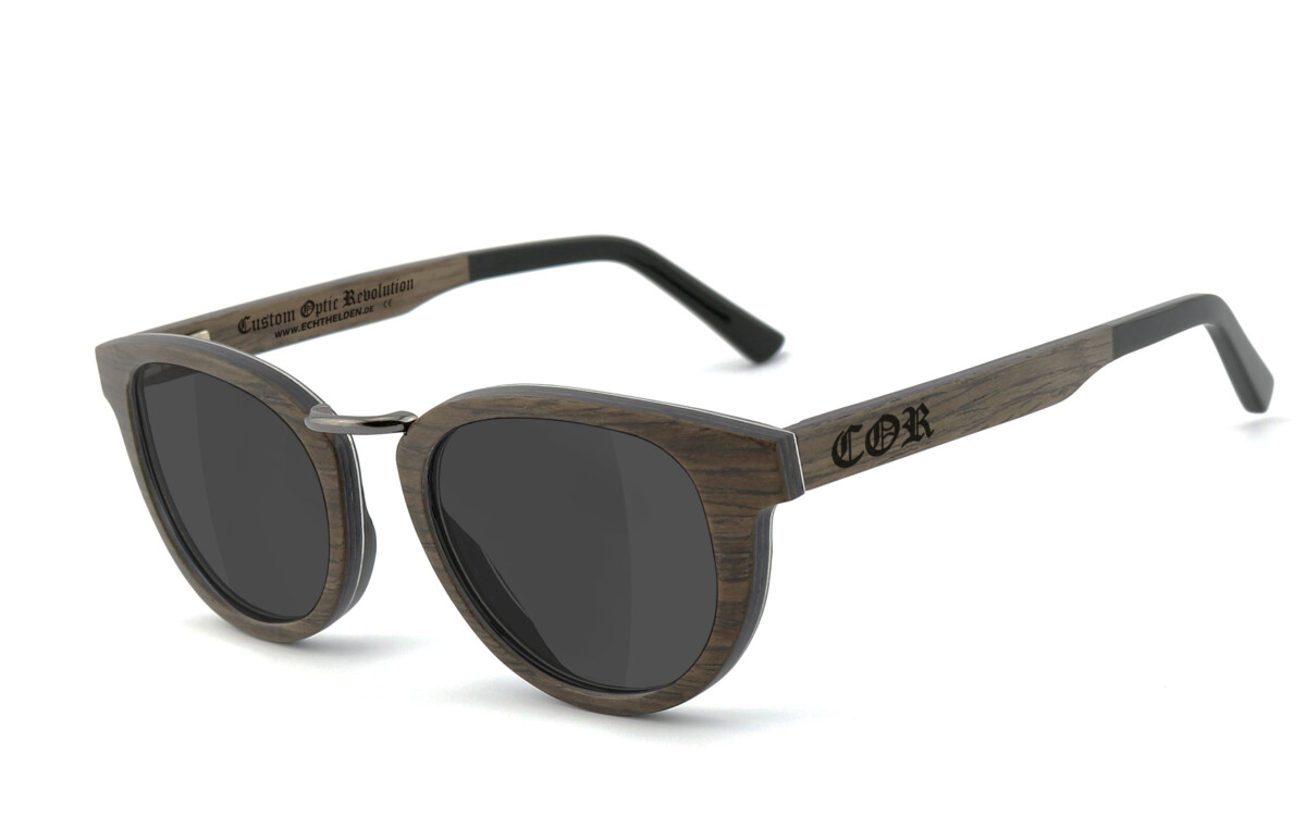 COR-004 Wooden sunglasses smoke