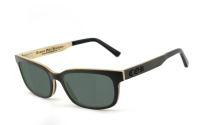 COR006 Holz Sonnenbrille - grau-grün polarisierend