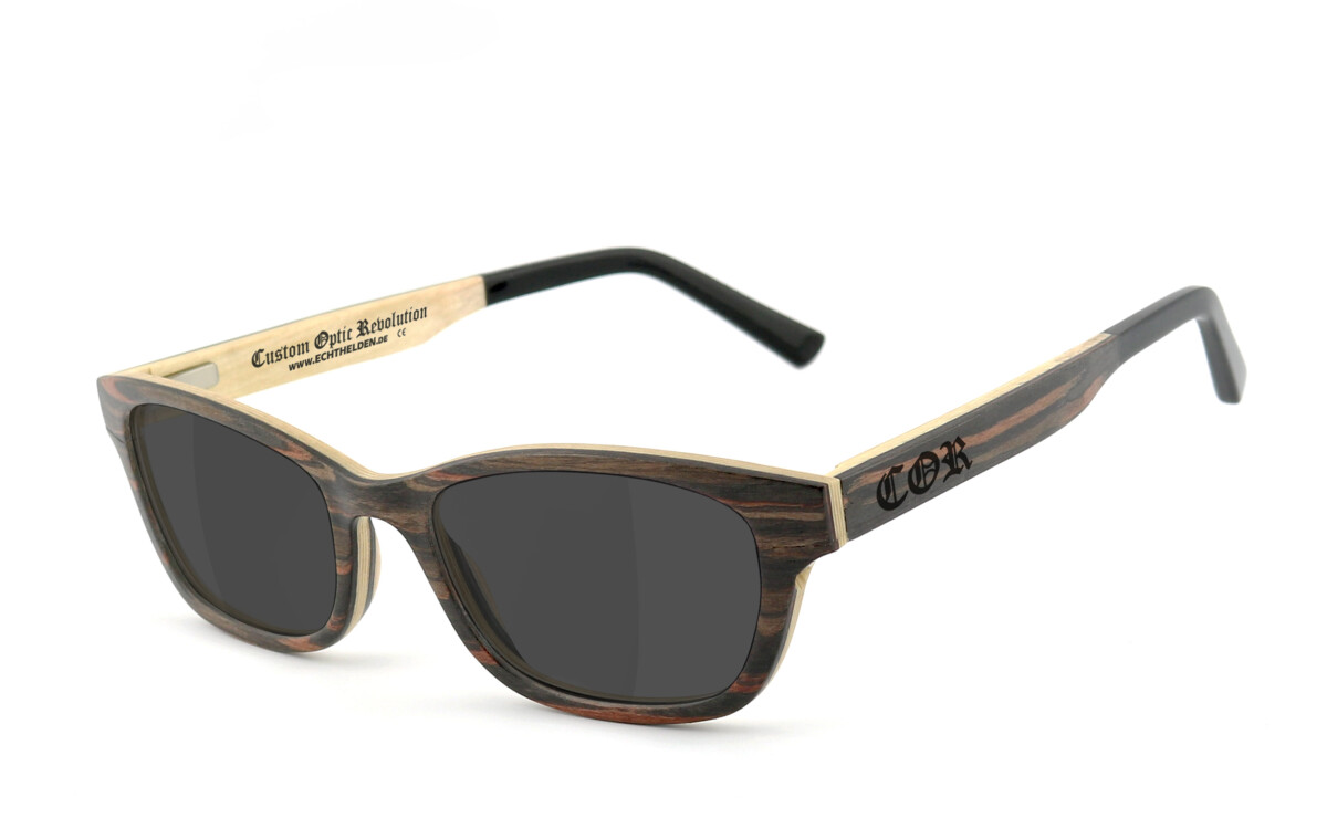 COR011 wood sunglasses