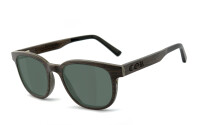 COR016 wood sunglasses - gray-green polarized