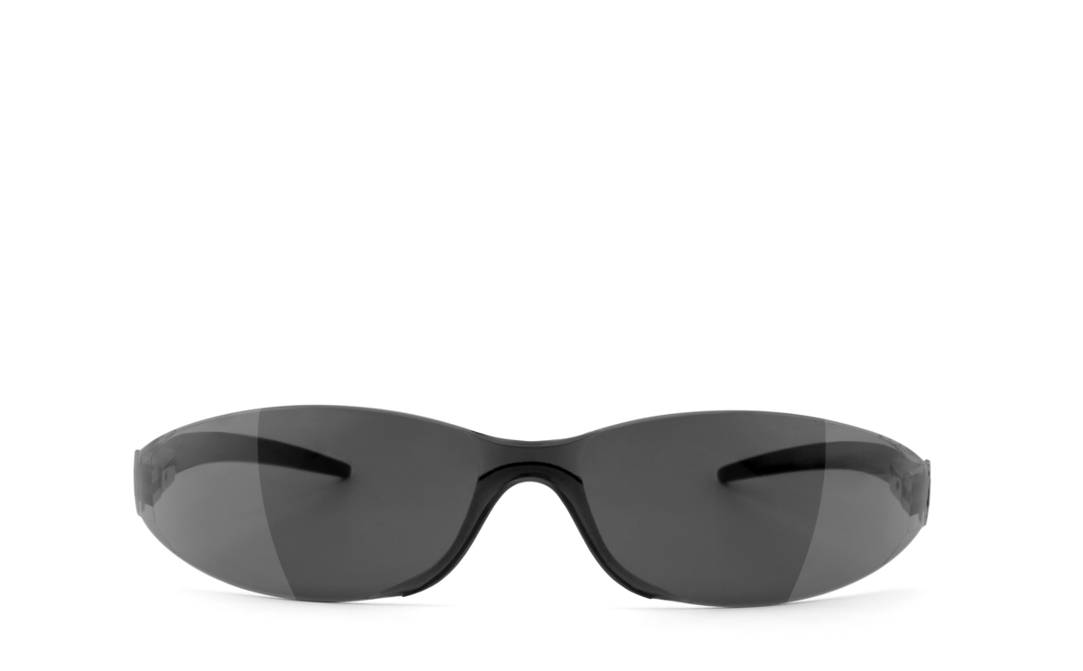 Brillengestell: schwarz matt HLT® Kunststoff-Sicherheitsglas nach DIN EN 166 Brille: fender 2.0 Bikerbrille Helly® H-FLEX®- unzerbrechlich No.1 Bikereyes® UV400 Schutzfilter 