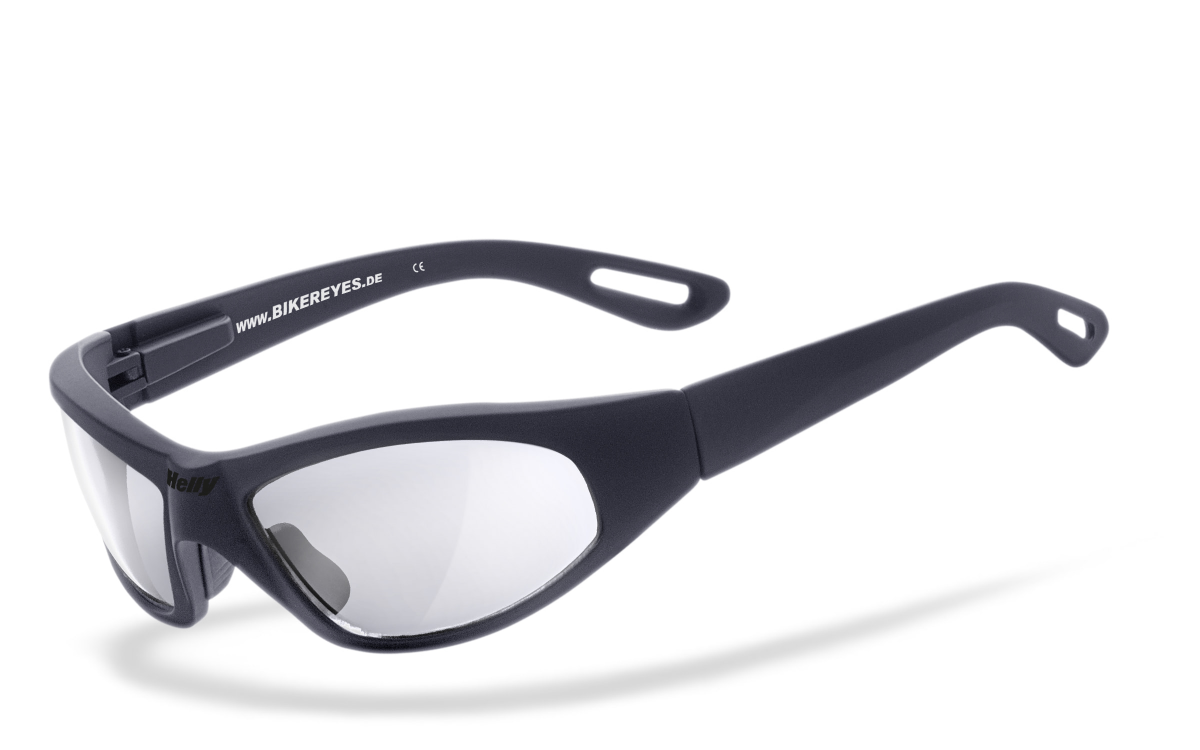 Bikerbrille Brille: airshade laser silver Motorradbrille winddicht silber verspiegelt bruchsicher TOP Tragegefühl No.1 Bikereyes® HELLY Motorrad Sonnenbrille 